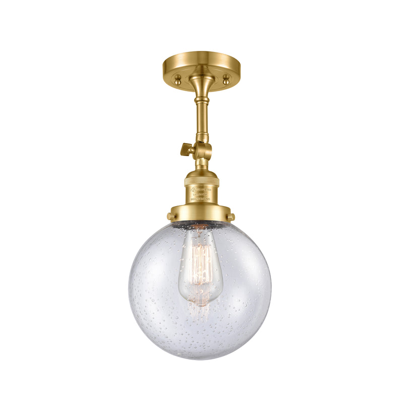 Innovations Lighting Beacon 1 Light 8" Sconce 203-SG-G204-8-LED