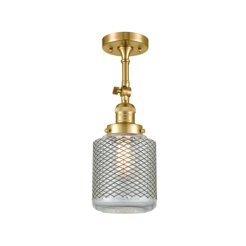 Innovations Lighting Stanton 1 Light Sconce Part Of The Franklin Restoration Collection 203-SG-G262-LED