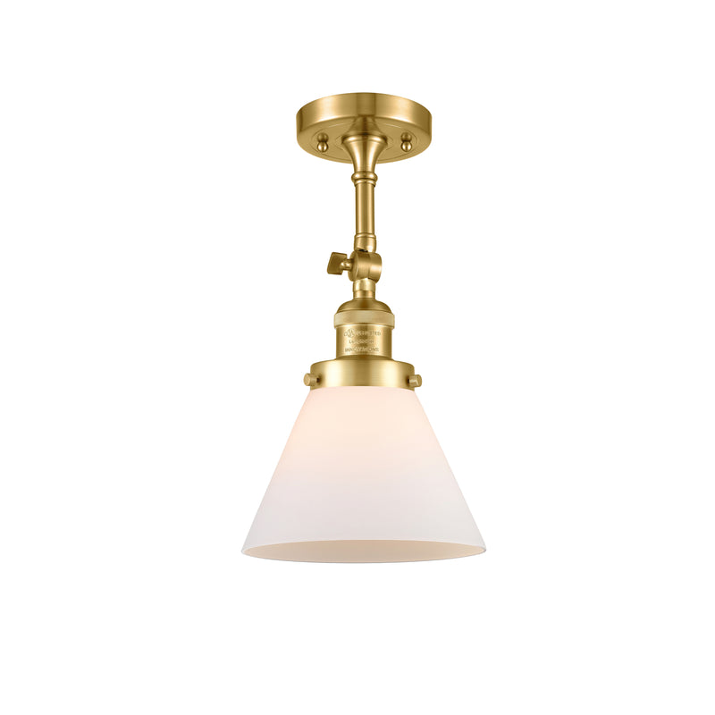 Innovations Lighting Large Cone 1 Light Sconce Part Of The Franklin Restoration Collection 203-SG-G41-LED