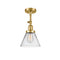 Innovations Lighting Large Cone 1 Light Sconce Part Of The Franklin Restoration Collection 203-SG-G42-LED