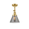 Innovations Lighting Large Cone 1 Light Sconce Part Of The Franklin Restoration Collection 203-SG-G43-LED