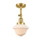 Innovations Lighting Small Oxford 1 Light Sconce Part Of The Franklin Restoration Collection 203-SG-G531-LED