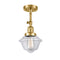 Innovations Lighting Small Oxford 1 Light Sconce Part Of The Franklin Restoration Collection 203-SG-G532