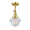 Innovations Lighting Small Oxford 1 Light Sconce Part Of The Franklin Restoration Collection 203-SG-G534