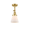 Innovations Lighting Small Cone 1 Light Sconce Part Of The Franklin Restoration Collection 203-SG-G61-LED