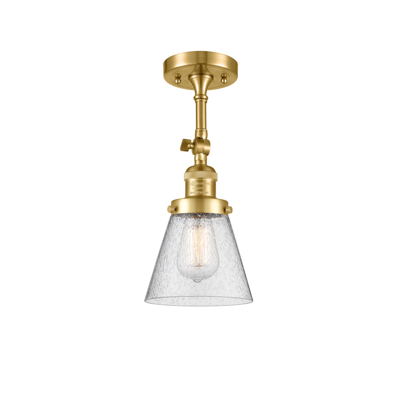 Innovations Lighting Small Cone 1 Light Sconce Part Of The Franklin Restoration Collection 203-SG-G64