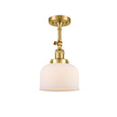 Innovations Lighting Large Bell 1 Light Sconce Part Of The Franklin Restoration Collection 203-SG-G71-LED