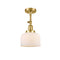 Innovations Lighting Large Bell 1 Light Sconce Part Of The Franklin Restoration Collection 203-SG-G71-LED