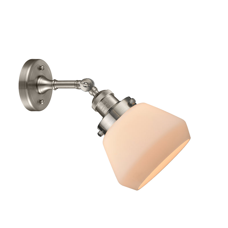 Innovations Lighting Fulton 1 Light Sconce Part Of The Franklin Restoration Collection 203-SN-G171-LED