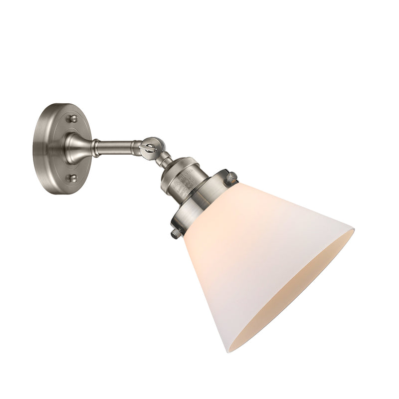 Innovations Lighting Large Cone 1 Light Sconce Part Of The Franklin Restoration Collection 203-SN-G41