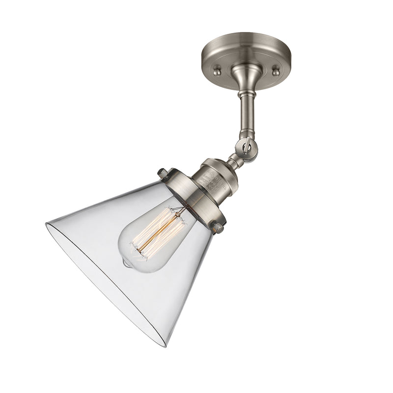 Innovations Lighting Large Cone 1 Light Sconce Part Of The Franklin Restoration Collection 203-SN-G42-LED