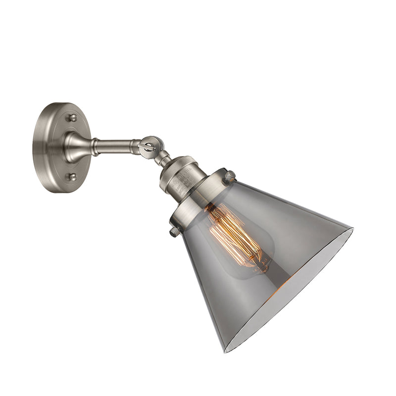 Innovations Lighting Large Cone 1 Light Sconce Part Of The Franklin Restoration Collection 203-SN-G43