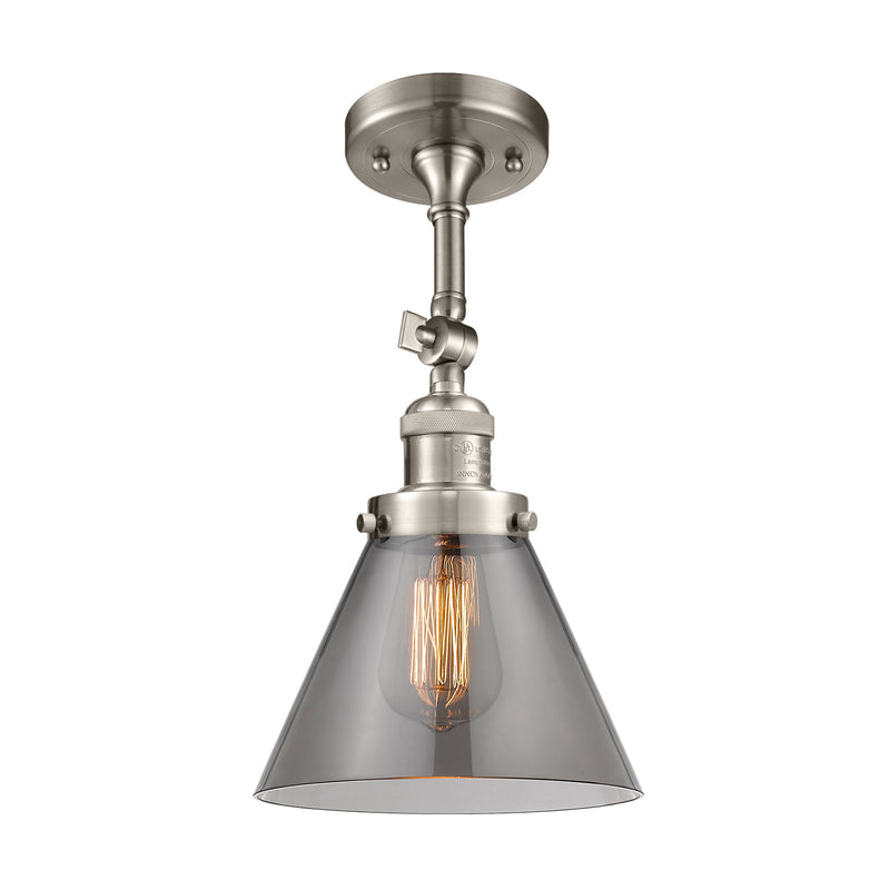 Innovations Lighting Large Cone 1 Light Sconce Part Of The Franklin Restoration Collection 203-SN-G43-LED