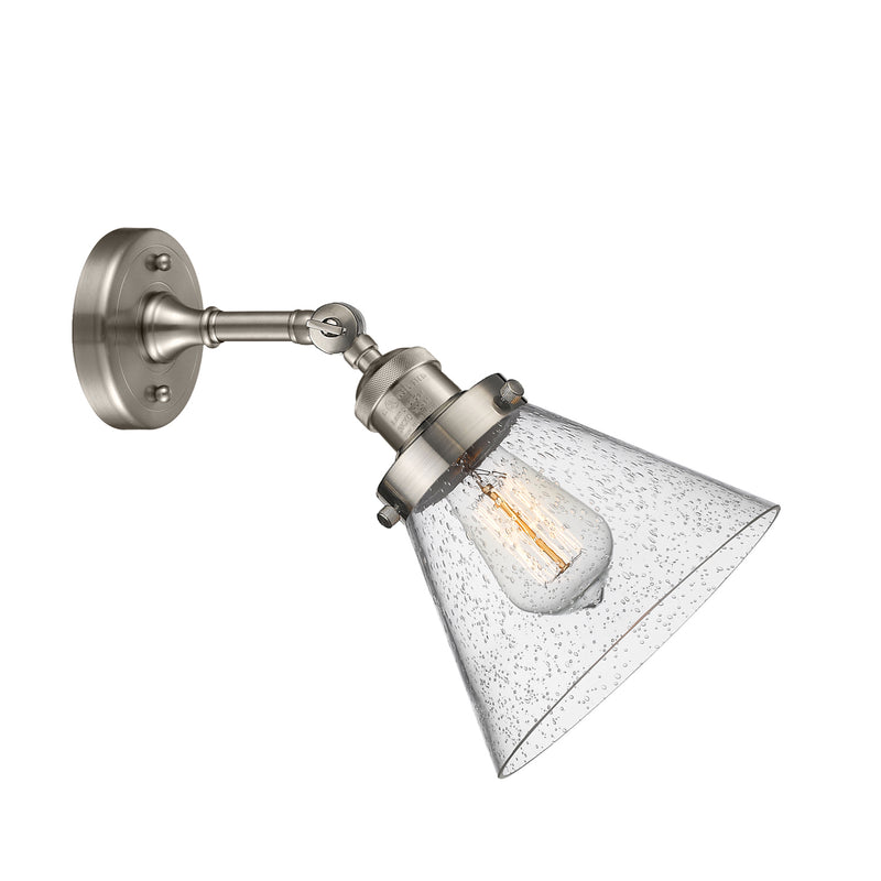 Innovations Lighting Large Cone 1 Light Sconce Part Of The Franklin Restoration Collection 203-SN-G44