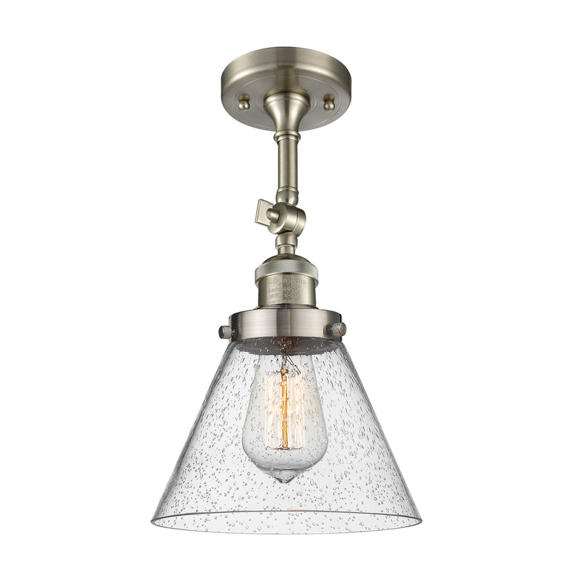 Innovations Lighting Large Cone 1 Light Sconce Part Of The Franklin Restoration Collection 203-SN-G44-LED
