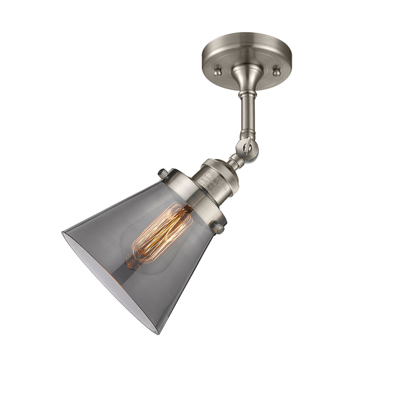 Innovations Lighting Small Cone 1 Light Sconce Part Of The Franklin Restoration Collection 203-SN-G63-LED