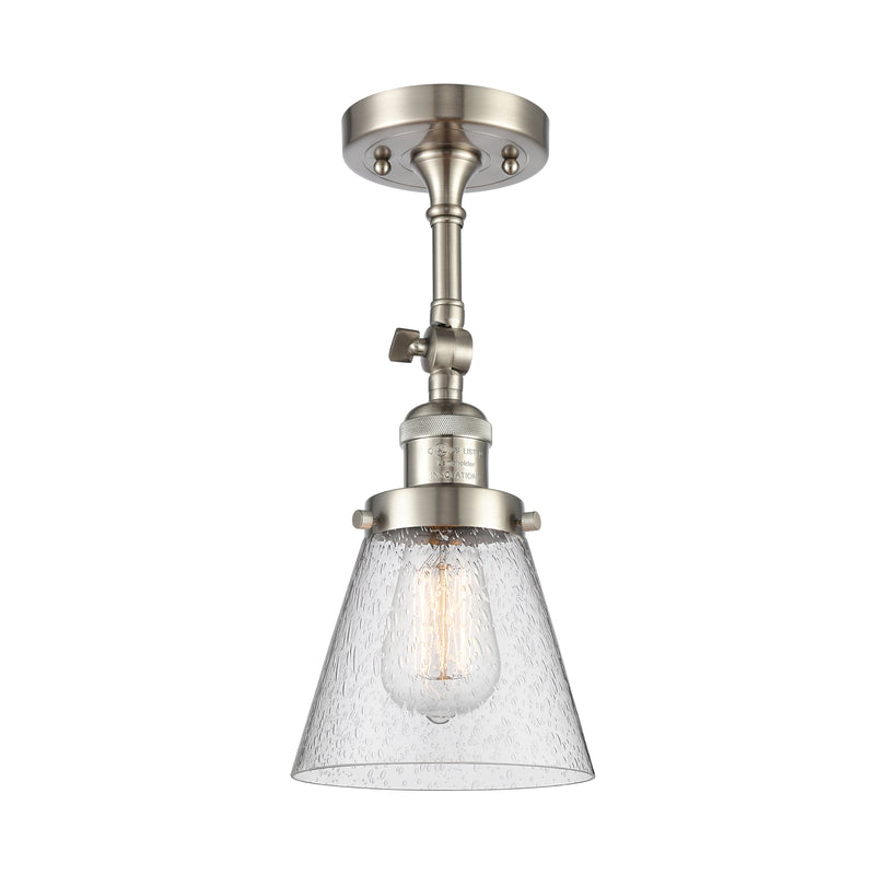 Innovations Lighting Small Cone 1 Light Sconce Part Of The Franklin Restoration Collection 203-SN-G64-LED