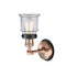 Innovations Lighting Small Canton 1 Light Mixed Metals Sconce Part Of The Franklin Restoration Collection 203AC-BPBK-HRBK-G182S