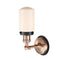 Innovations Lighting Dover 1 Light Mixed Metals Sconce Part Of The Franklin Restoration Collection 203AC-BPBK-HRBK-G311