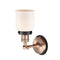 Innovations Lighting Small Bell 1 Light Mixed Metals Sconce Part Of The Franklin Restoration Collection 203AC-BPBK-HRBK-G51