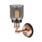 Innovations Lighting Small Bell 1 Light Mixed Metals Sconce Part Of The Franklin Restoration Collection 203AC-BPBK-HRBK-G53