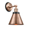 Appalachian Sconce shown in the Antique Copper finish with a Antique Copper shade