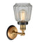 Innovations Lighting Chatham 1 Light Mixed Metals Sconce Part Of The Franklin Restoration Collection 203BB-BPBK-HRBK-G142