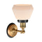 Innovations Lighting Fulton 1 Light Mixed Metals Sconce Part Of The Franklin Restoration Collection 203BB-BPBK-HRBK-G171