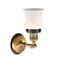 Innovations Lighting Small Canton 1 Light Mixed Metals Sconce Part Of The Franklin Restoration Collection 203BB-BPBK-HRBK-G181S