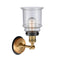 Innovations Lighting Canton 1 Light Mixed Metals Sconce Part Of The Franklin Restoration Collection 203BB-BPBK-HRBK-G184