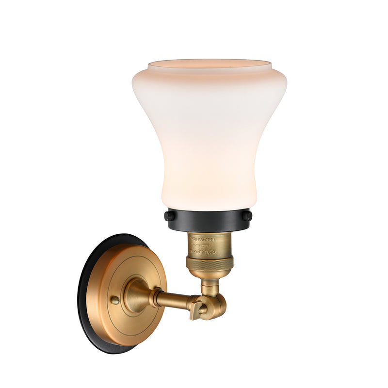 Innovations Lighting Bellmont 1 Light Mixed Metals Sconce Part Of The Franklin Restoration Collection 203BB-BPBK-HRBK-G191