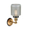 Innovations Lighting Stanton 1 Light Mixed Metals Sconce Part Of The Franklin Restoration Collection 203BB-BPBK-HRBK-G262