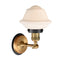 Innovations Lighting Small Oxford 1 Light Mixed Metals Sconce Part Of The Franklin Restoration Collection 203BB-BPBK-HRBK-G531