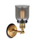 Innovations Lighting Small Bell 1 Light Mixed Metals Sconce Part Of The Franklin Restoration Collection 203BB-BPBK-HRBK-G53