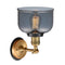 Innovations Lighting Large Bell 1 Light Mixed Metals Sconce Part Of The Franklin Restoration Collection 203BB-BPBK-HRBK-G73
