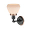 Innovations Lighting Fulton 1 Light Mixed Metals Sconce Part Of The Franklin Restoration Collection 203BK-BPAC-HRAC-G171