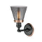 Innovations Lighting Small Cone 1 Light Mixed Metals Sconce Part Of The Franklin Restoration Collection 203BK-BPAC-HRAC-G63