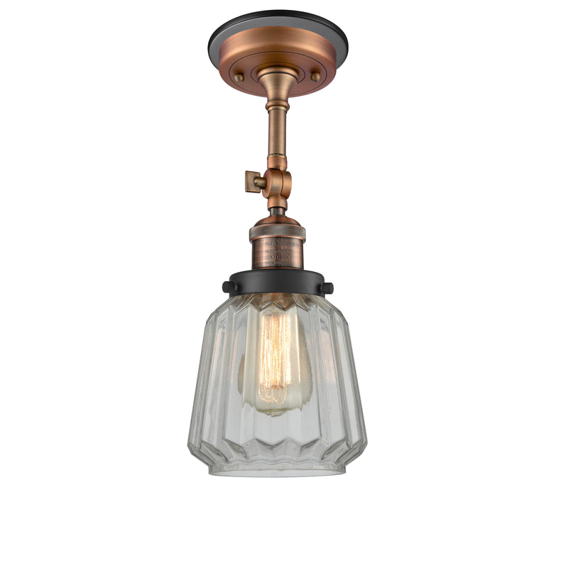 Innovations Lighting Chatham 1 Light Sconce Part Of The Franklin Restoration Collection 203BP-ACBK-G142