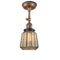Innovations Lighting Chatham 1 Light Sconce Part Of The Franklin Restoration Collection 203BP-ACBK-G146