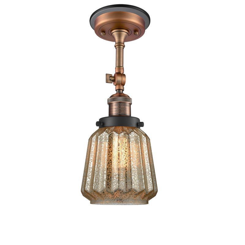 Innovations Lighting Chatham 1 Light Sconce Part Of The Franklin Restoration Collection 203BP-ACBK-G146