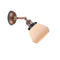 Innovations Lighting Fulton 1 Light Sconce Part Of The Franklin Restoration Collection 203BP-ACBK-G171