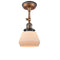 Innovations Lighting Fulton 1 Light Sconce Part Of The Franklin Restoration Collection 203BP-ACBK-G171