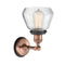 Innovations Lighting Fulton 1 Light Sconce Part Of The Franklin Restoration Collection 203BP-ACBK-G172
