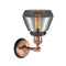Innovations Lighting Fulton 1 Light Sconce Part Of The Franklin Restoration Collection 203BP-ACBK-G173