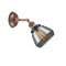 Innovations Lighting Fulton 1 Light Sconce Part Of The Franklin Restoration Collection 203BP-ACBK-G173
