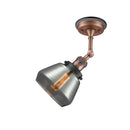 Innovations Lighting Fulton 1 Light Sconce Part Of The Franklin Restoration Collection 203BP-ACBK-G173