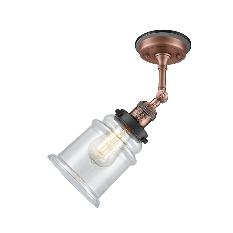 Innovations Lighting Canton 1 Light Sconce Part Of The Franklin Restoration Collection 203BP-ACBK-G182