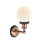 Innovations Lighting Beacon 1 Light 6" Sconce 203BP-ACBK-G201-6