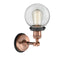 Innovations Lighting Beacon 1 Light 6" Sconce 203BP-ACBK-G202-6