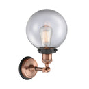 Innovations Lighting Beacon 1 Light 8" Sconce 203BP-ACBK-G202-8